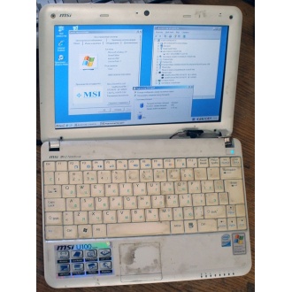 Нетбук MSI Wind U100 (Intel Atom N270 1.66Ghz /1024Mb DDR2 /120Gb /10" 1024x600) - Лыткарино