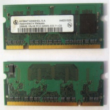 Модуль памяти для ноутбуков 256MB DDR2 SODIMM PC3200 (Лыткарино)