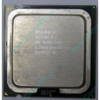 Процессор Intel Celeron D 326 (2.53GHz /256kb /533MHz) SL98U s.775 (Лыткарино)